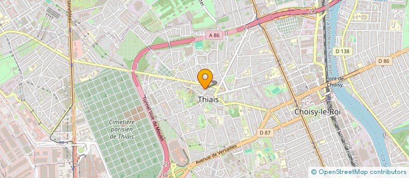 localisation de l'entreprise SORAC INVEST à THIAIS