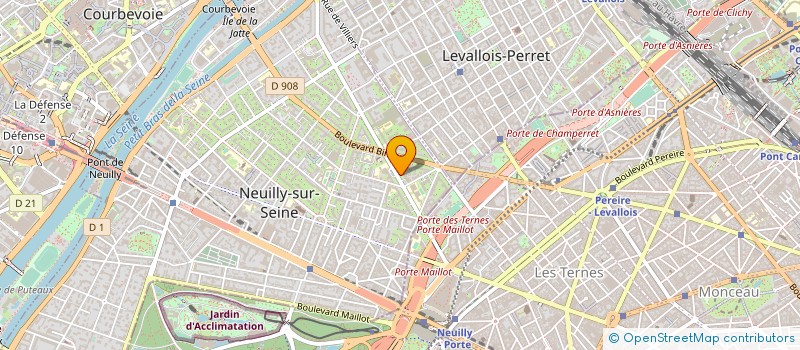 localisation de l'entreprise SORACO à NEUILLY-SUR-SEINE