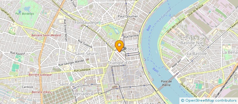localisation de l'entreprise SORAD SUD OUEST RADIOLOGIE à BORDEAUX