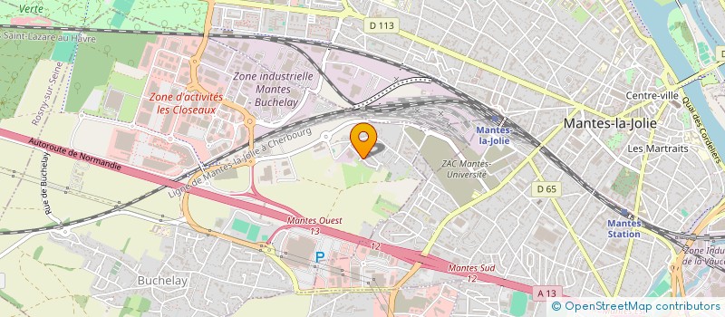 localisation de l'entreprise SORADEL AUTO à BUCHELAY