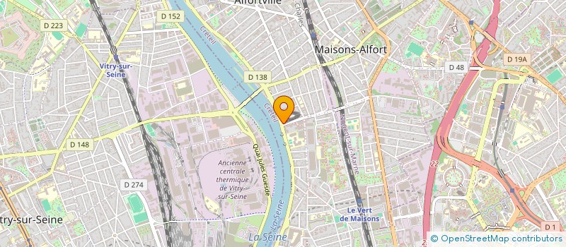 localisation de l'entreprise SORAH  ALFORTVILLE