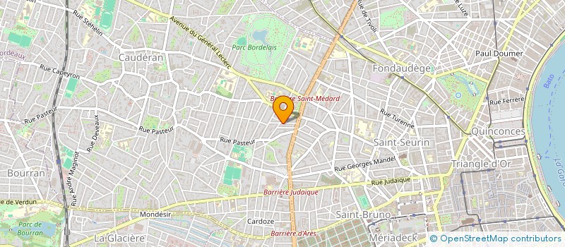 localisation de l'entreprise SORAIN à BORDEAUX