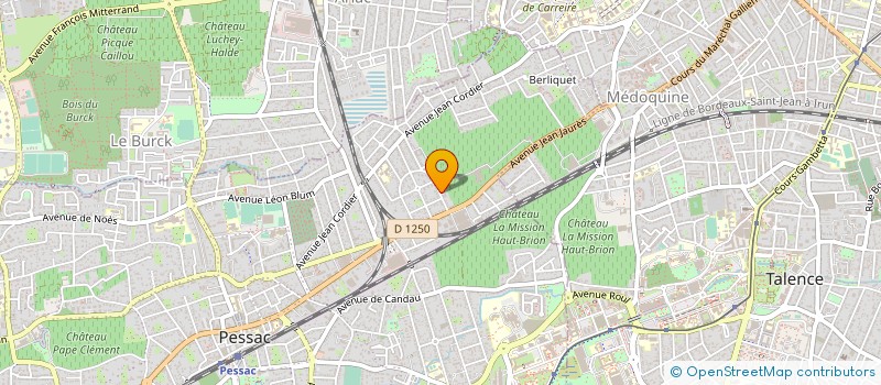 localisation de l'entreprise SORAIN PIERRE & CIE  PESSAC