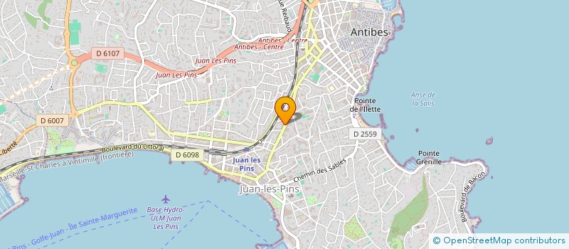 localisation de l'entreprise SORAK à ANTIBES