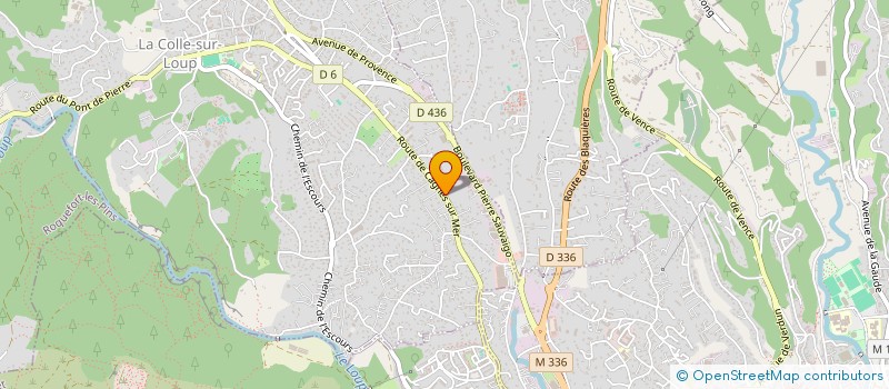 localisation de l'entreprise SORAK  LA COLLE-SUR-LOUP