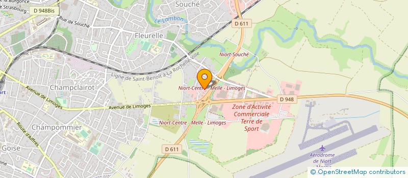 localisation de l'entreprise SORAM  NIORT