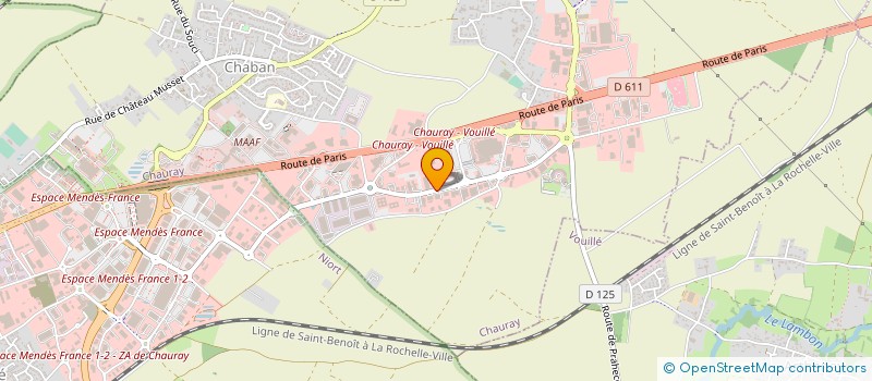 localisation de l'entreprise SORAM GROUPE  NIORT