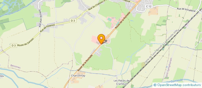 localisation de l'entreprise SORAM LOGISTIQUE à BESSINES