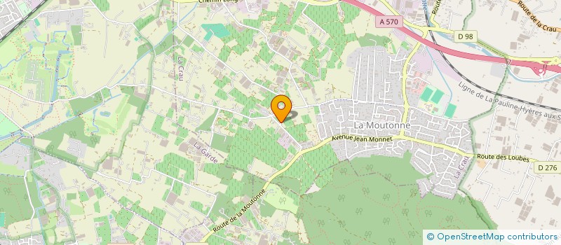 localisation de l'entreprise SORAMA  LA CRAU