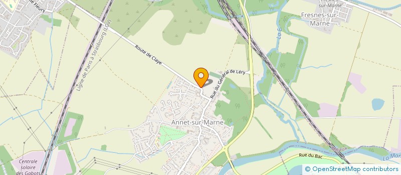 localisation de l'entreprise SORAMO  ANNET-SUR-MARNE