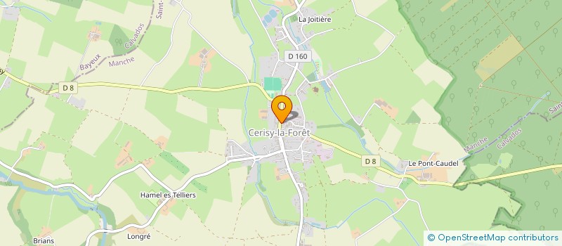 localisation de l'entreprise SORAPEL : SOCIETE OUVRIERE REGIONALE POUR LES APPLICATIONS DE L'ELECTRICITE à CERISY-LA-FORET