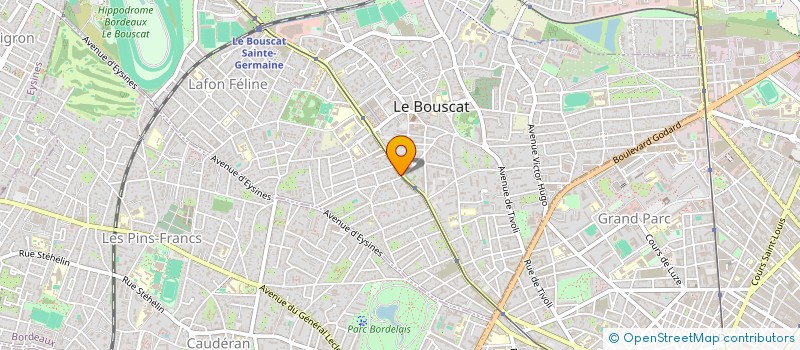 localisation de l'entreprise SORASEL à LE BOUSCAT