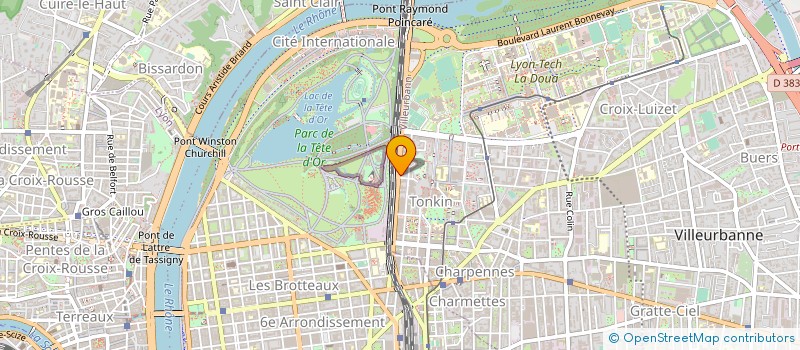 localisation de l'entreprise SORATHERM  VILLEURBANNE