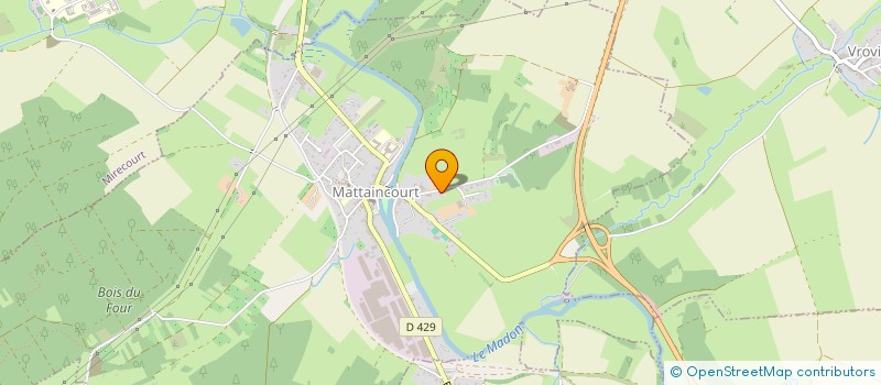 localisation de l'entreprise SORAUTO à MATTAINCOURT