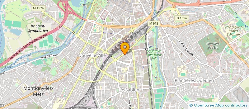 localisation de l'entreprise SORAYA  METZ