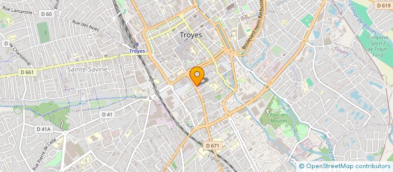 localisation de l'entreprise SORAYA INGENIERIE à TROYES