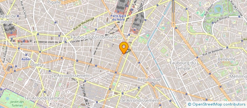 localisation de l'entreprise SORAYE 40 à PARIS