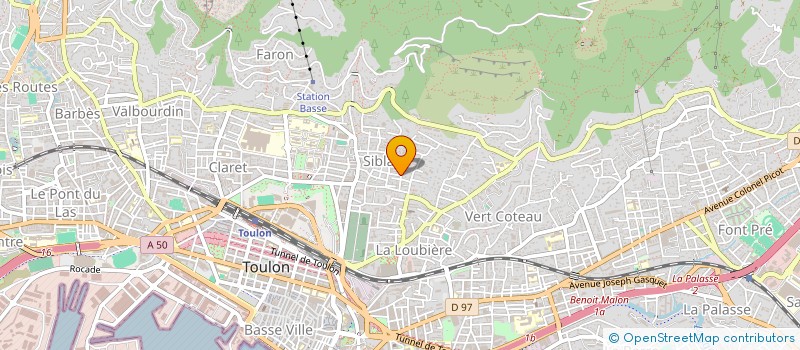 localisation de l'entreprise SORAZIA  TOULON