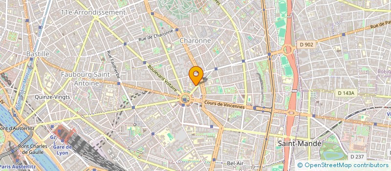 localisation de l'entreprise SORB'ABOUCHE  PARIS