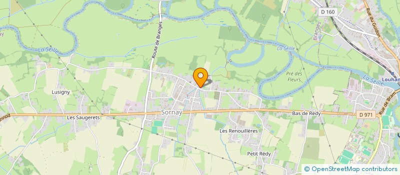 localisation de l'entreprise SORBEMA  SORNAY