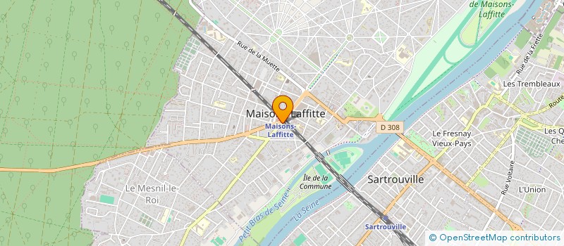 localisation de l'entreprise SORBET FRAMBOISE  MAISONS-LAFFITTE