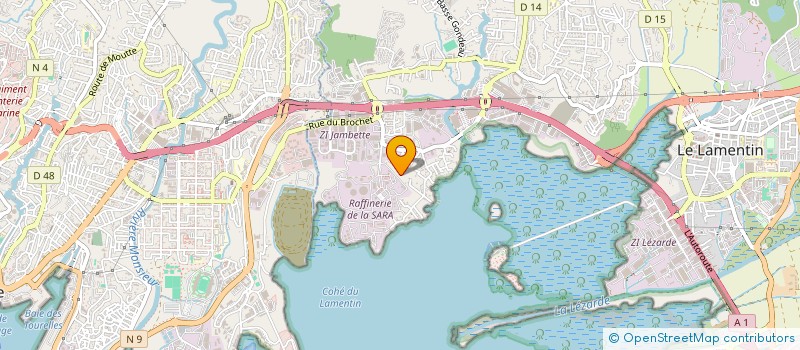 localisation de l'entreprise SORBIER LOC 07  LE LAMENTIN