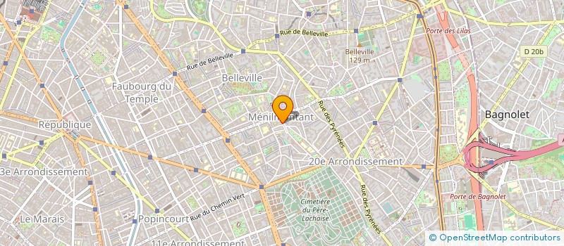 localisation de l'entreprise SORBIER RESTAURATION  PARIS