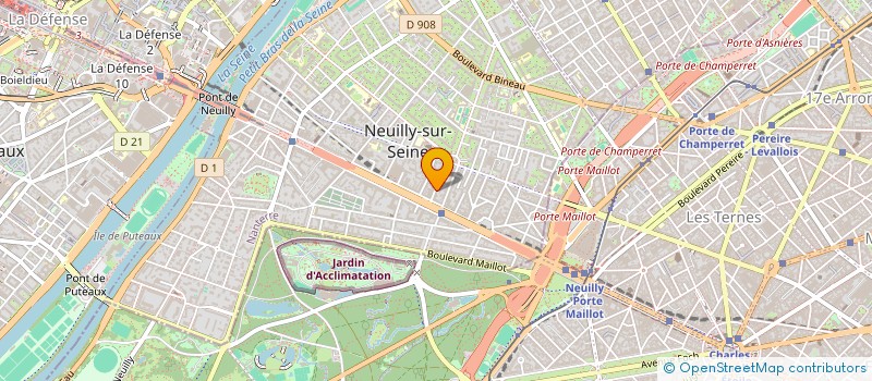 localisation de l'entreprise SORBIER ROUGE à NEUILLY-SUR-SEINE