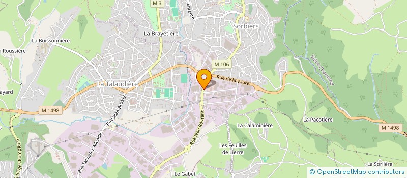localisation de l'entreprise SORBIERS AUTOMOBILES à SORBIERS