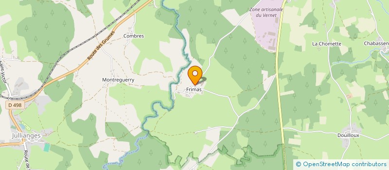 localisation de l'entreprise SORBIERS ENERGIE  CRAPONNE-SUR-ARZON