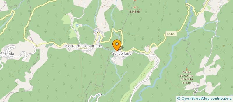 localisation de l'entreprise SORBO à SORBOLLANO