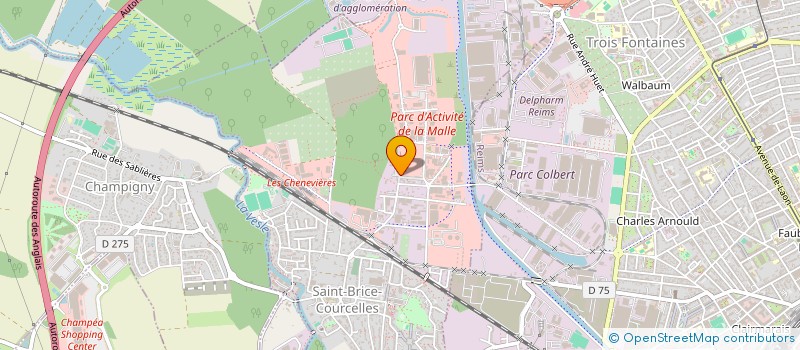 localisation de l'entreprise SORBON  SAINT-BRICE-COURCELLES