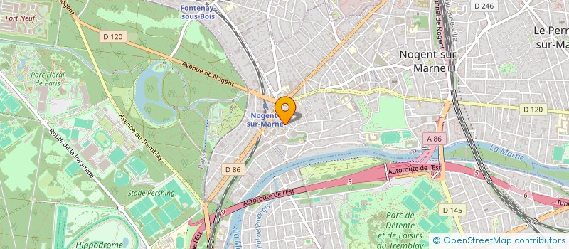 localisation de l'entreprise SORBOULES  NOGENT-SUR-MARNE