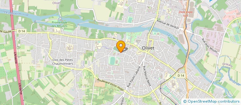 localisation de l'entreprise SORC-FNO à OLIVET