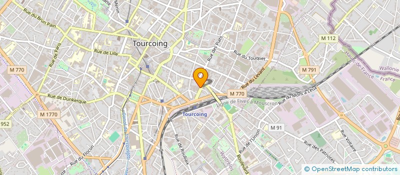 localisation de l'entreprise SORCIERES FOLK METAL  TOURCOING