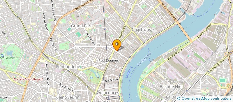 localisation de l'entreprise SOREA  BORDEAUX