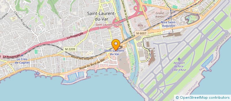 localisation de l'entreprise SOREALOR à SAINT-LAURENT-DU-VAR