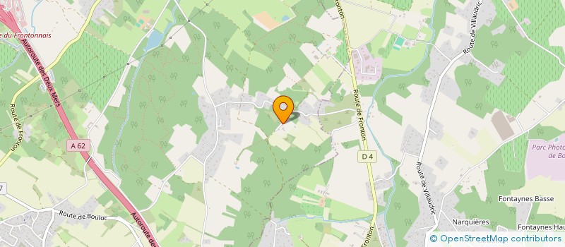 localisation de l'entreprise SOREBA CHARPENTES à CASTELNAU-D'ESTRETEFONDS