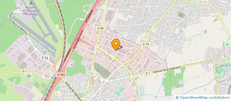 localisation de l'entreprise SOREBAT 66  PERPIGNAN