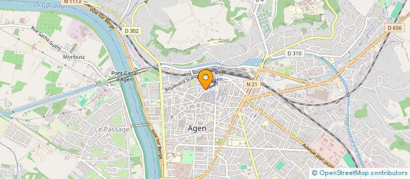 localisation de l'entreprise SOREC à AGEN