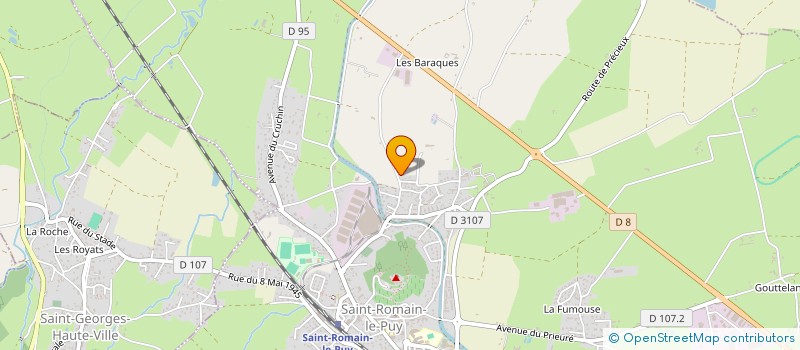 localisation de l'entreprise SORECA S A S à SAINT-ROMAIN-LE-PUY