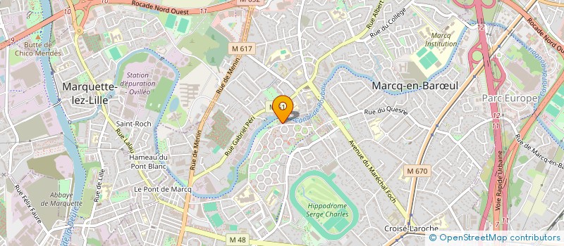 localisation de l'entreprise SORECO à MARCQ-EN-BARŒUL