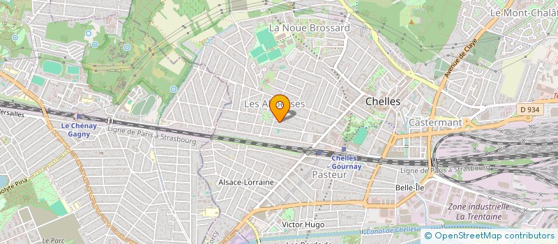 localisation de l'entreprise SORECO à CHELLES