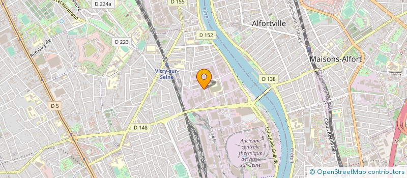 localisation de l'entreprise SORECOB CONSTRUCTION à VITRY-SUR-SEINE
