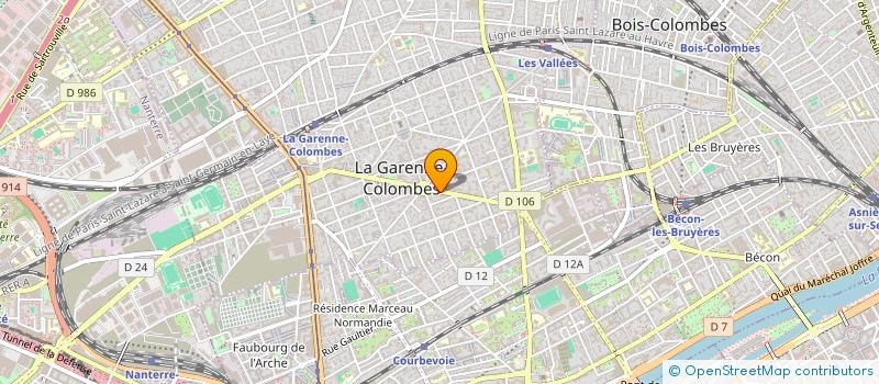 localisation de l'entreprise SORECOP à LA GARENNE-COLOMBES