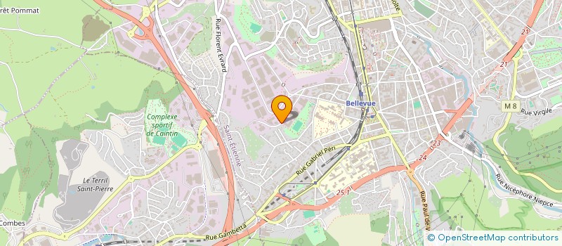 localisation de l'entreprise SOREDAL  SAINT-ETIENNE