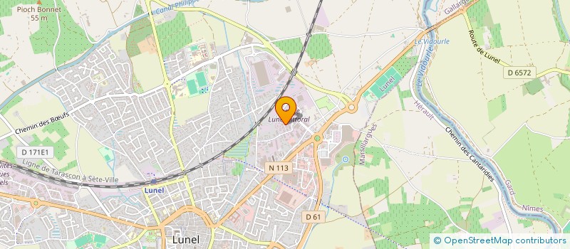 localisation de l'entreprise SOREDAL MEDITERRANEE  LUNEL-VIEL