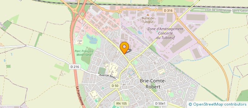 localisation de l'entreprise SOREDEC à BRIE-COMTE-ROBERT