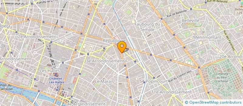 localisation de l'entreprise SOREDES à PARIS