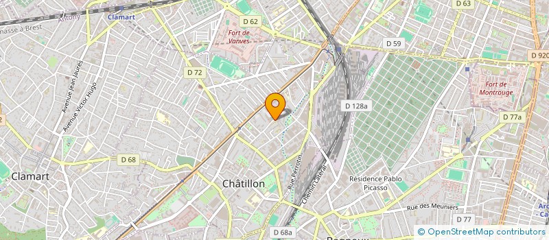 localisation de l'entreprise SOREDI à CHATILLON